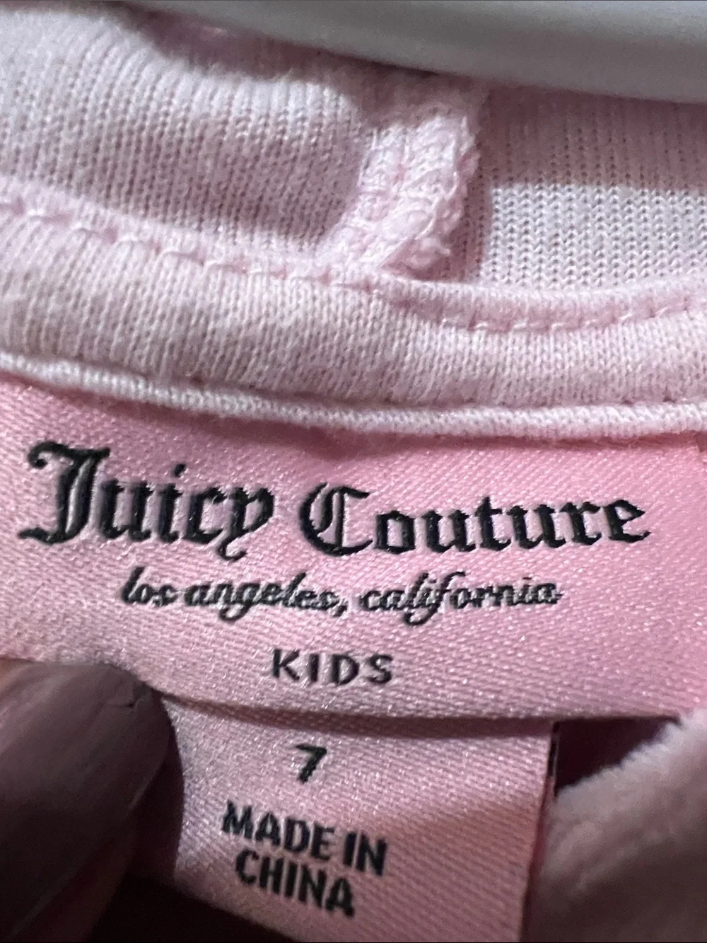 Juicy Couture Kids Light Pink Hooded Sweatshirt with Gold Juicy Applique